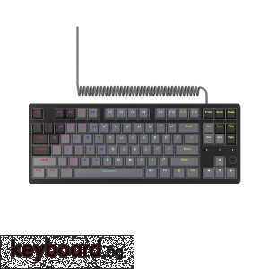 Геймърска клавиатура LORGAR Azar 514TKL, Wired RGB mechanical gaming keyboard, black, EN layout