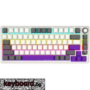 Геймърска клавиатура LORGAR KBP7075W, Wireless 75% Mechanical Gaming Keyboard Pro, Beige, EN layout