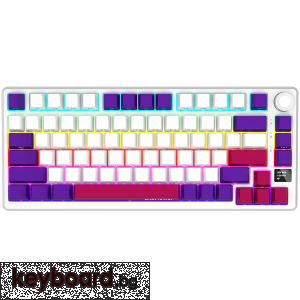 Геймърска клавиатура LORGAR KBP7075W, Wireless 75% Mechanical Gaming Keyboard Pro, White, EN layout