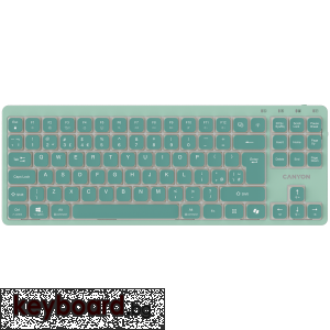 Клавиатура CANYON Keyboard OnType 10 Low Profile EN Wired Grey