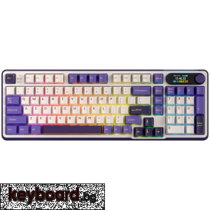 Геймърска клавиатура ROYAL KLUDGE RK-S98 Blackberry Mousse Gaming Keyboard Chartreuse switch
