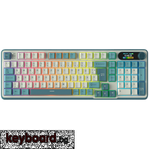 Геймърска клавиатура ROYAL KLUDGE RK-S98 Light Cloud Gaming Keyboard Chartreuse switch