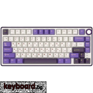Геймърска клавиатура ROYAL KLUDGE R75 Blackberry Mousse Gaming Keyboard K silver switch