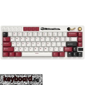 Геймърска клавиатура ROYAL KLUDGE RK M65 Famicom Gaming Keyboard Cream switch