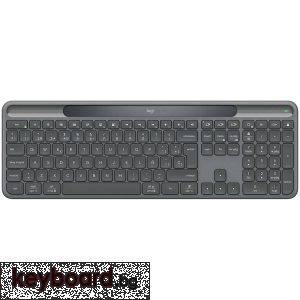 Клавиатура LOGITECH Slim Solar+ for Business - GRAPHITE - US INT'L - 2.4GHZ/BT - INTNL-973 - UNIV