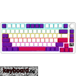 Геймърска клавиатура LORGAR KBP7075W, Wireless 75% Mechanical Gaming Keyboard Pro, White, EN layout