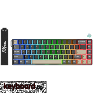 Геймърска клавиатура ROYAL KLUDGE RK68 HE Phantom Gaming Keyboard Mint switch
