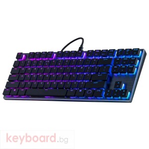 Геймърска механична клавиатура Cooler Master SK630 TKL Cherry MX RGB Low Profile