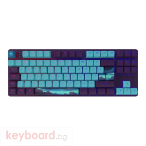 Геймърскa механична клавиатура Dark Project 87 Night Sky RGB TKL - G3MS Sapphire Switches, ABS