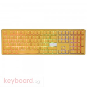 Геймърскa механична клавиатура Ducky One 3 Yellow Full-Size, Cherry MX Clear