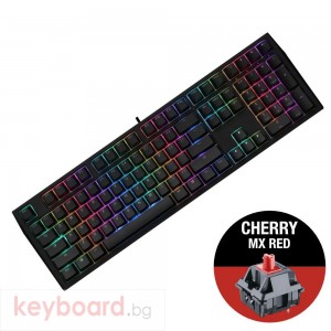 Геймърскa механична клавиатура Ducky Shine 7 Blackout RGB, Cherry MX Red