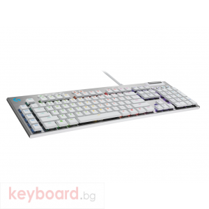 Геймърска механична клавиатура Logitech G815 White, Lightsync RGB, Tactile суичове