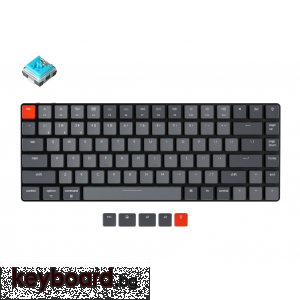 Геймърска Механична клавиатура Keychron K3 TKL HS Low Profile Keychron Optical Blue, White Backlight