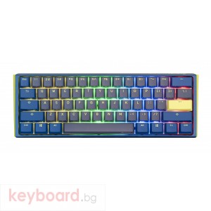 Геймърска механична клавиатура Ducky One 3 DayBreak 60% Hotswap Cherry MX Silver RGB, PBT Keycaps