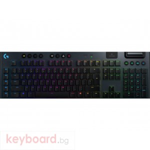 Безжична геймърска механична клавиатура Logitech G915 Lightsync RGB Clicky суичове