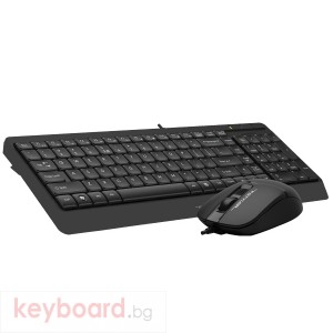Клавиатура A4 F1512  FSTYLER USB DESKT BG