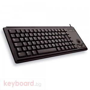 Компактна клавиатура CHERRY G84-4400 с Trackball, Черна