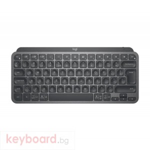 Безжична клавиатура Logitech MX Keys Mini, Bluetooth, USB-C, Graphite