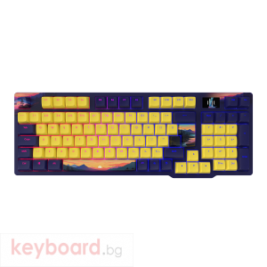 Геймърскa механична клавиатура Dark Project 98A Sunset RGB TKL  - G3MS Sapphire Switches, PBT