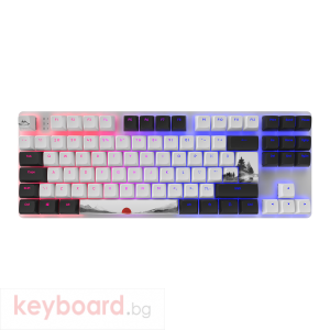 Геймърскa механична клавиатура Dark Project 87 Fuji RGB TKL - G3MS Sapphire Switches, ABS