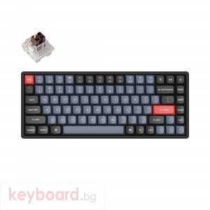 Геймърска механична клавиатура Keychron K2 Pro Hot-Swappable Keychron K Pro Mechanical Brown switch, RGB Backlight Aluminium Frame