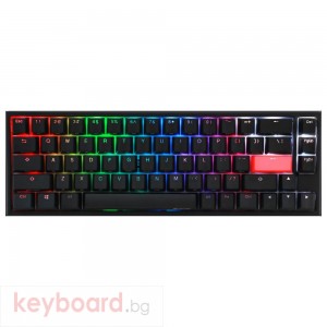 Геймърскa механична клавиатура Ducky One 2 SF RGB, Kailh BOX Red