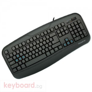 Клавиатура GIGABYTE Геймърска Force K3 ,USB, black, без кирилица