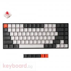 Геймърска Механична клавиатура Keychron K2 Hot-Swappable Compact Gateron Red Switch White LED Gateron Red Switch ABS