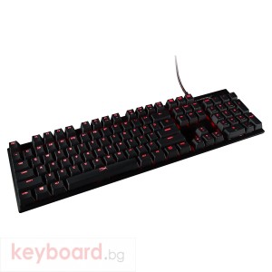 Геймърскa механична клавиатура Kingston HyperX, Alloy Brown, Кафяви суичове