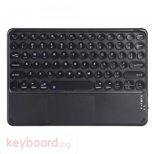 Клавиатура No brand Z16, Тъчпад, Bluetooth, Черен 