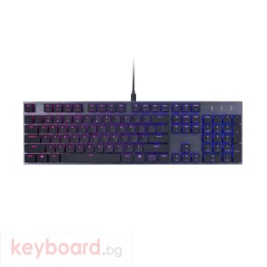 Геймърска механична клавиатура Cooler Master SK650 Cherry MX RGB Low Profile