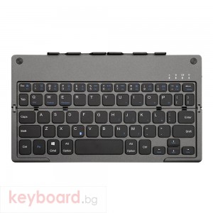 Клавиатура No brand B048, Сгъваема, Bluetooth, Черен 