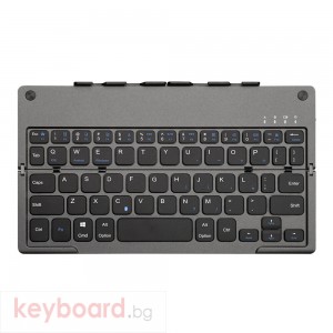 Клавиатура No brand B048, Сгъваема, Bluetooth, Черен 