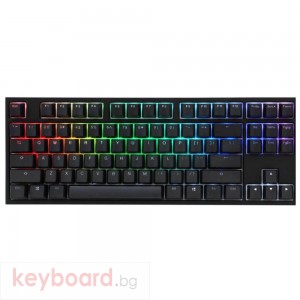 Геймърскa механична клавиатура Ducky One 2 TKL RGB, Kailh BOX White