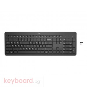 Клавиатура Hp 230 Wireless Keyboard Black 3L1E7AA#ABB