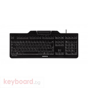 Жична клавиатура CHERRY KC 1000 SC, черна, с четец