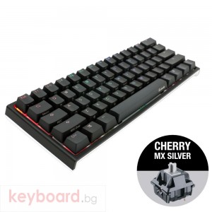 Геймърскa механична клавиатура Ducky One 2 Mini RGB, Cherry MX Silver