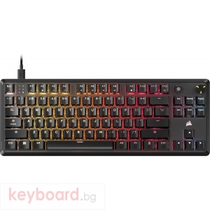 Геймърскa механична клавиатура Corsair K70 RGB MK.2 Core TKL, Corsair MLX Red суич