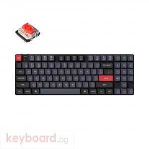 Геймърска Механична клавиатура Keychron K13 Pro TKL Low Profile Gatheron Red Switch - RGB Backlight, Aluminium Frame