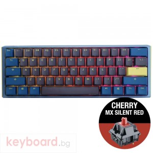 Геймърскa механична клавиатура Ducky One 3 Daybreak Mini 60%, Cherry MX Silent Red