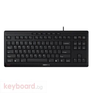 Жична клавиатура CHERRY STREAM, TKL, SX технология, Черна