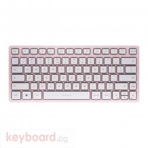 Безжична клавиатура CHERRY KW 7100 MINI BT, Bluetooth, Розова