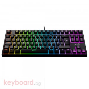 Геймърскa механична клавиатура Xtrfy K4 TKL RGB Kailh Red Switch, UK Layout