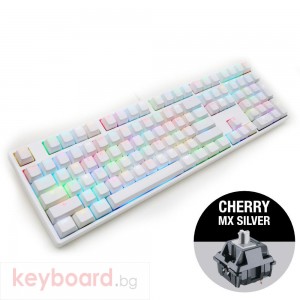 Геймърскa механична клавиатура Ducky One White RGB