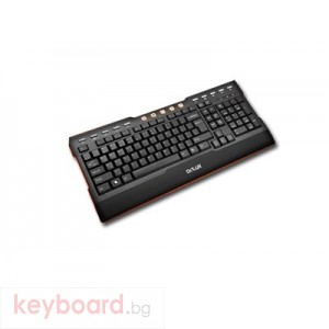 Клавиатура DELUX DLK-5881/USB/BLACK/BULG USB 2.0