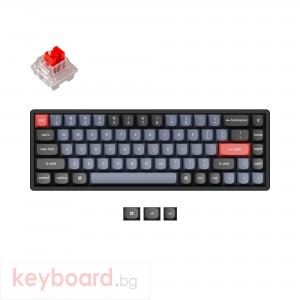Геймърска Механична клавиатура Keychron K6 Pro 65% K PRO Red Switch RGB LED, Aluminium Frame