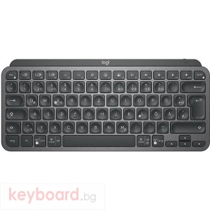 Клавиатура LOGITECH MX Keys Mini Minimalist Wireless Illuminated Keyboard - GRAPHITE - US INT'L - 2.4GHZ/BT 920-010498