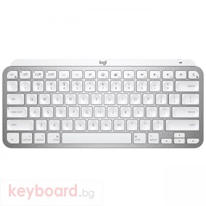 Клавиатура LOGITECH MX Keys Mini For Mac Minimalist Wireless Illuminated Keyboard - PALE GREY - US Intl - EMEA