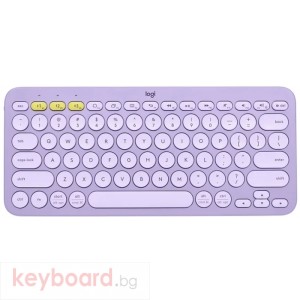 Клавиатура LOGITECH K380 MULTI-DEVICE - LAVENDER LEMONADE - US INT'L - INTNL