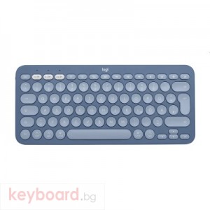 Клавиатура LOGITECH K380 for Mac Multi-Device Bluetooth Keyboard - US Intl - Blueberry